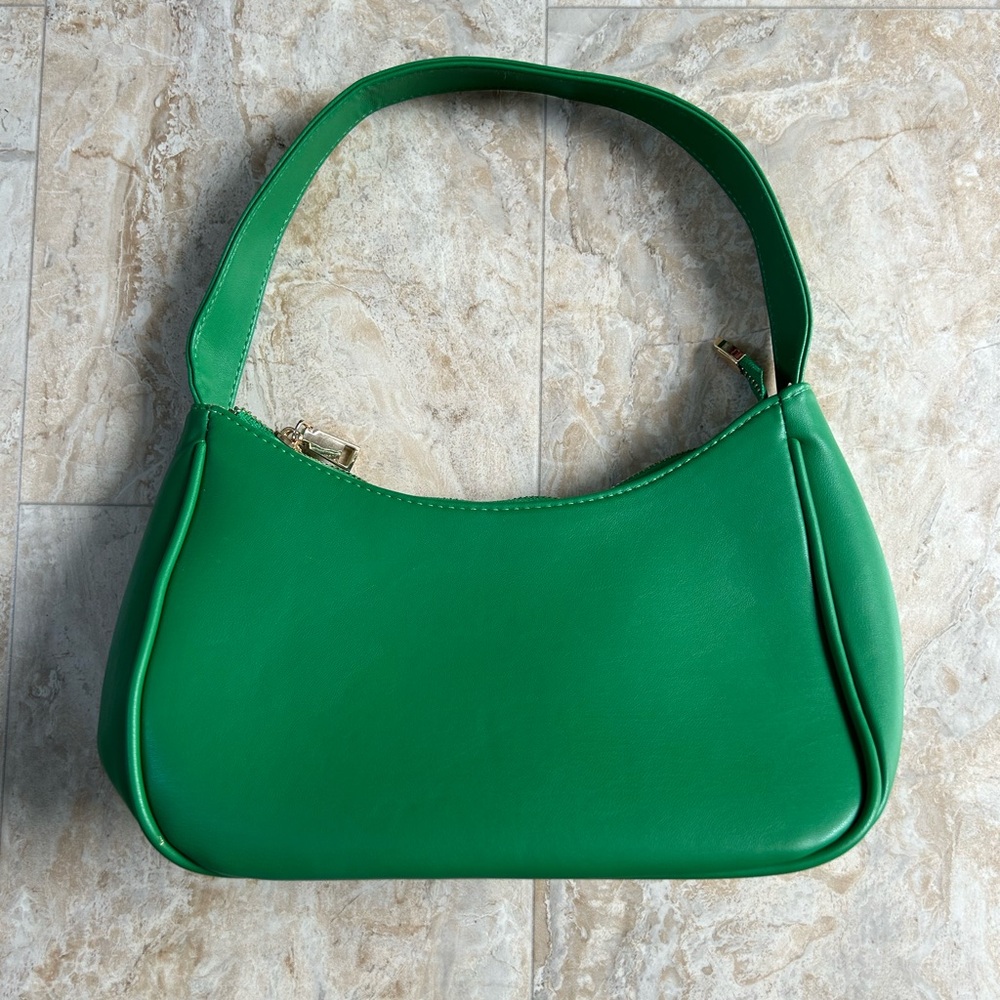 Green Leather Shoulder Bag